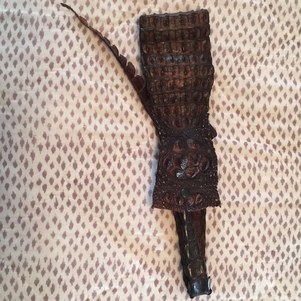 Crocodile belt